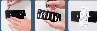 Black Kitchen Organizer Rack – Bowl, Plate & Knife Storage