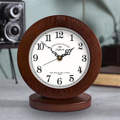 Modern Wooden Silent Table Clock