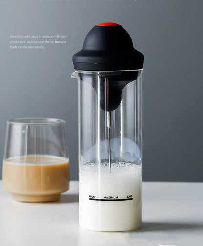 Electric Milk Frother – Latte & Beverage Mixer