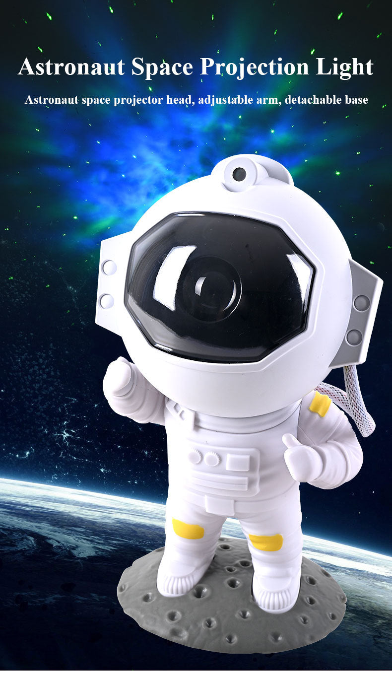 Galaxy Star Projector Night Light – Astronaut Lamp for Bedroom Decor & Gift