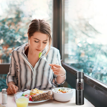 Electric Salt & Pepper Grinder – Automatic, LED, Adjustable