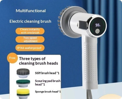 Multifunctional Smart Electric Cleaning Brush – Wireless & Waterproof