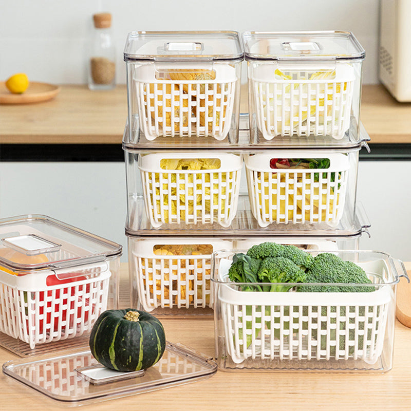 Refrigerator Freezer Storage Box – Kitchen Food Organizer