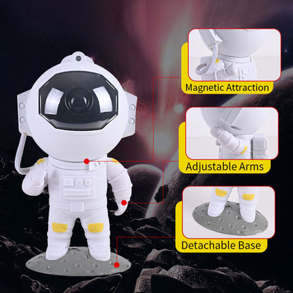 Galaxy Star Projector Night Light – Astronaut Lamp for Bedroom Decor & Gift
