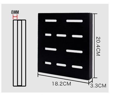 Black Kitchen Organizer Rack – Bowl, Plate & Knife Storage