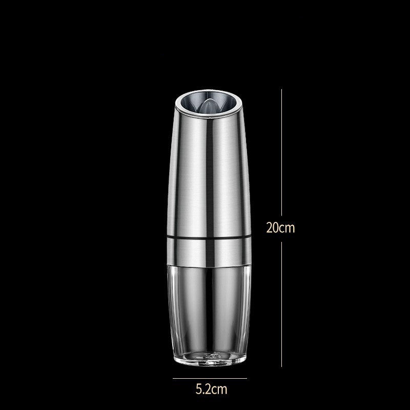 Rechargeable Electric Salt & Pepper Grinder – One-Handed, LED, Adjustable