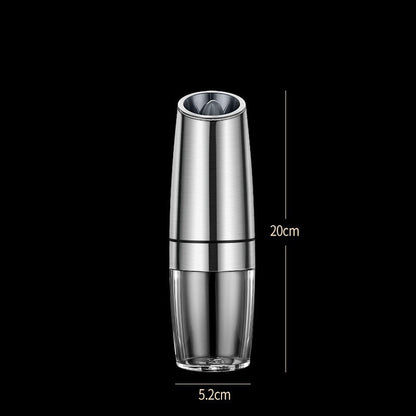 Rechargeable Electric Salt & Pepper Grinder – One-Handed, LED, Adjustable