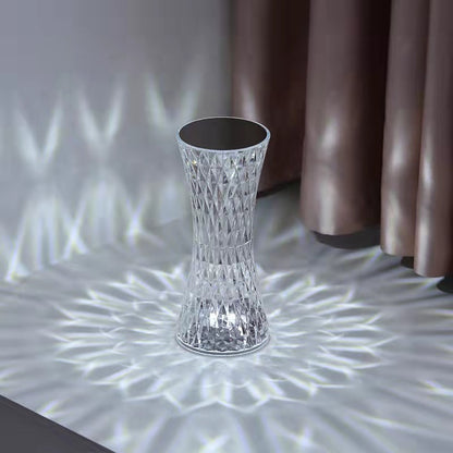 LED Crystal Rechargeable Table Lamp