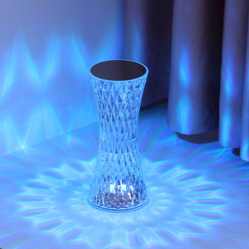 LED Crystal Rechargeable Table Lamp